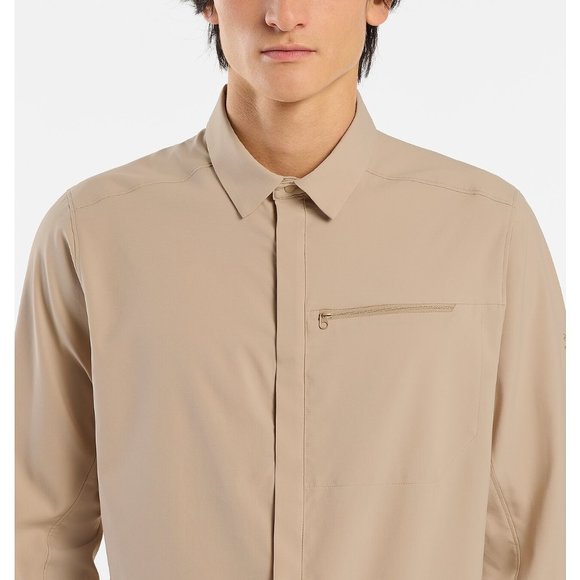 SKYLINE SHIRT LS MEN'S, Canvas color - Picture 4 of 5